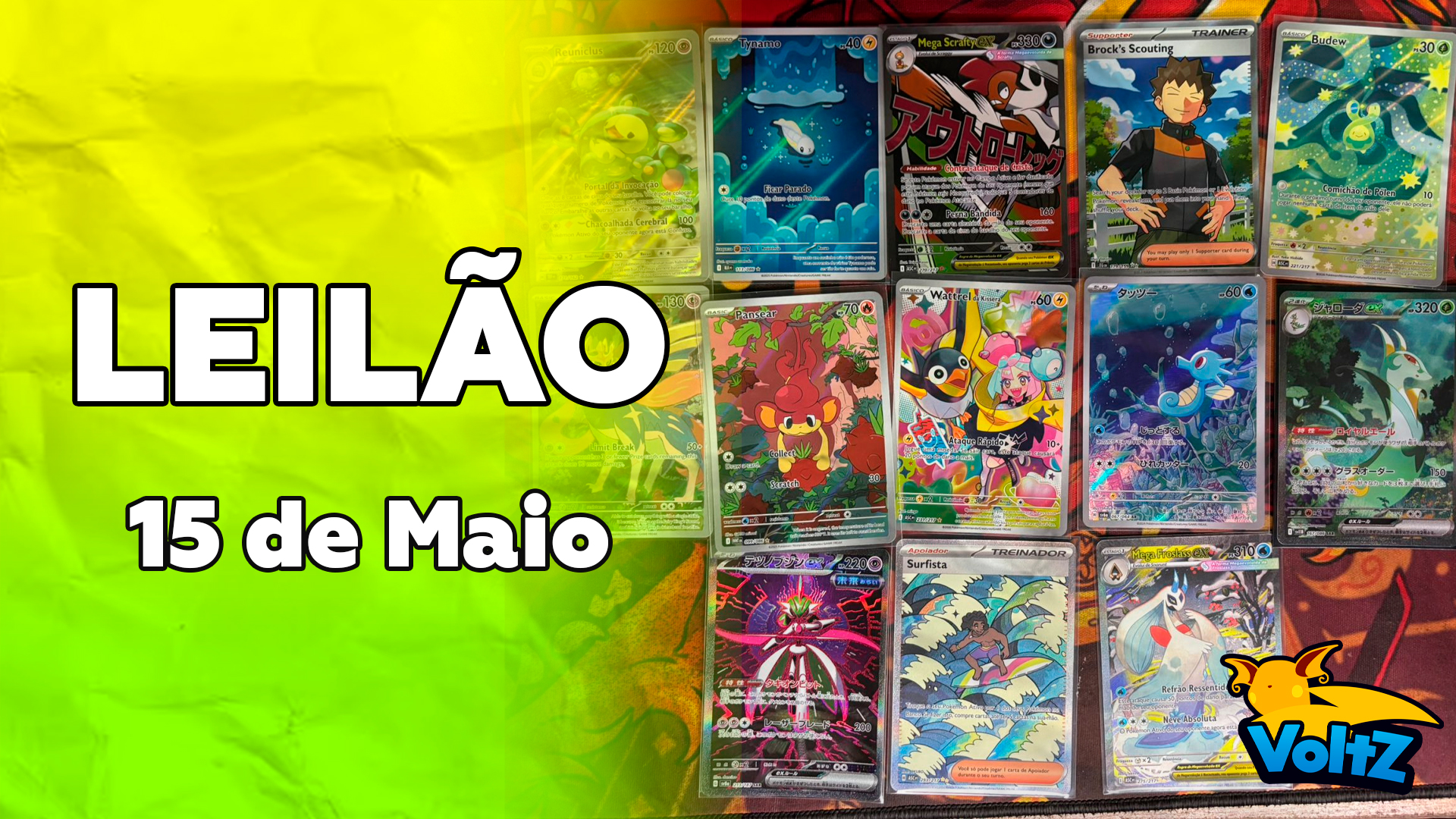 Leilão 15.05 da VoltZ Cards